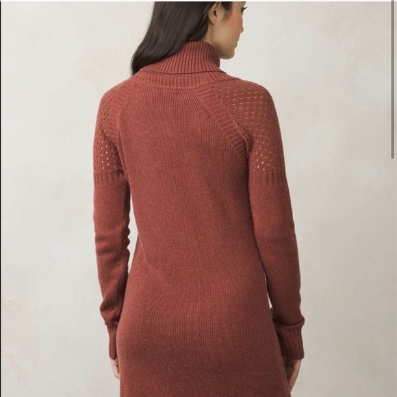 Prana Archer Vestido sweater dress Res Umber M - Picture 2 of 8
